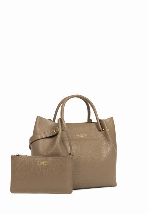 Sac Lancaster Foulonné double Taup in or TAUP IN OR