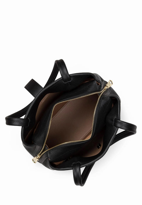 Sac a main Lancaster Top double 470-68 NOIR IN NU