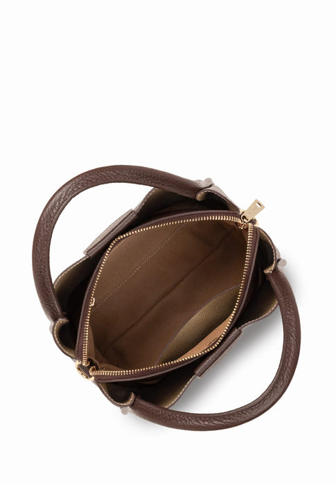 Sac a main Lancaster Ida double 470-83 MARRON CH