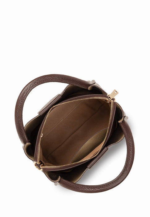 Sac a main Lancaster Ida double 470-83 MARRON OP