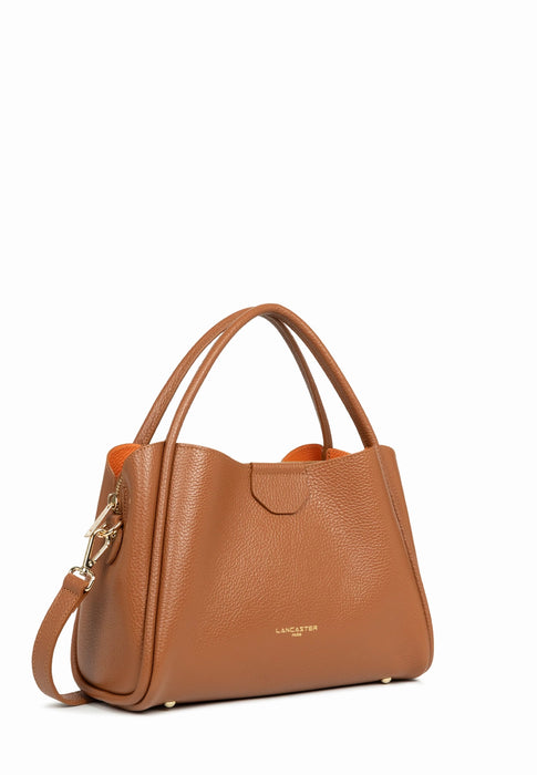 Lancaster Sac a main Ida double 470-84 Camel_in_or CAMEL_IN_OR