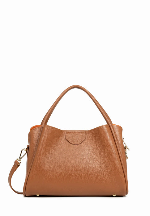 Lancaster Sac a main Ida double 470-84 Camel_in_or CAMEL_IN_OR
