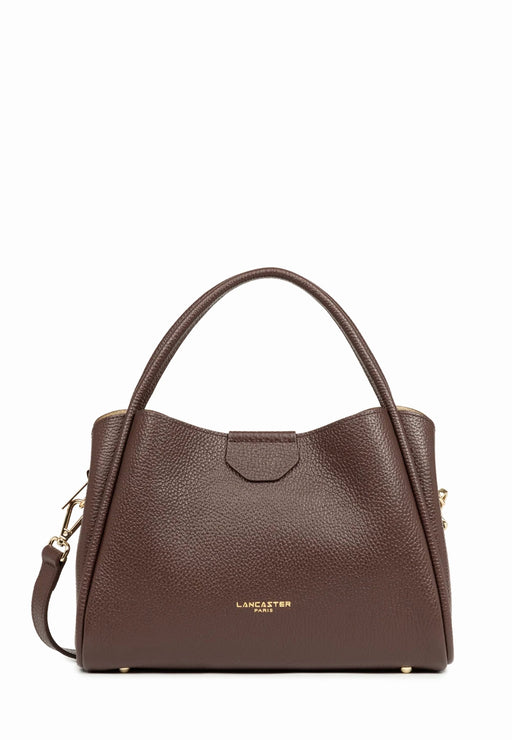 Sac a main Lancaster Ida double 470-84 MARRON OP