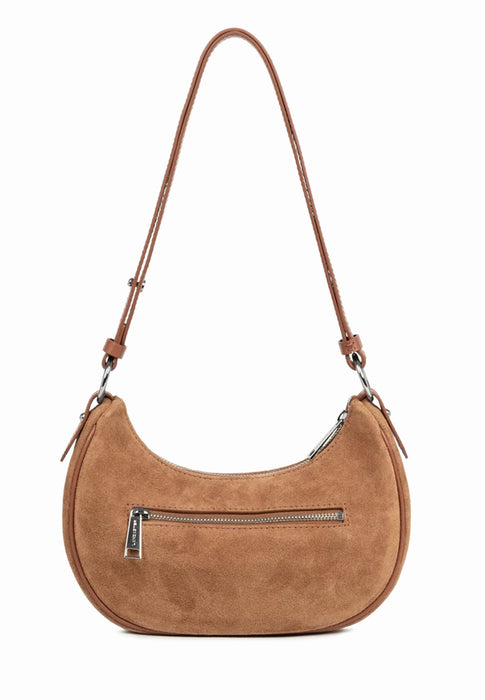 Sac a main Lancaster Suede 480-081 CAMEL