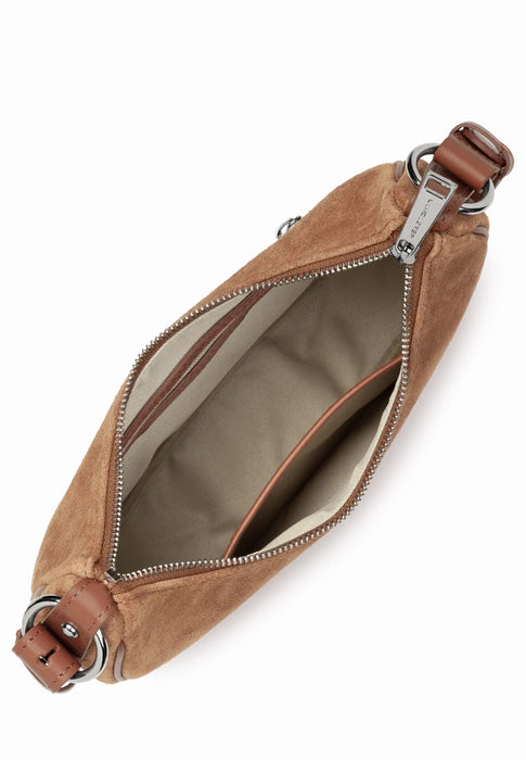 Sac a main Lancaster Suede 480-081 CAMEL