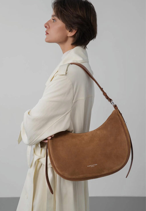 Sac a main Lancaster Suede 480-082 CAMEL