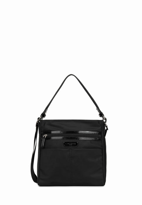 Lancaster Sac a main Basic verni 514-60 NOIR