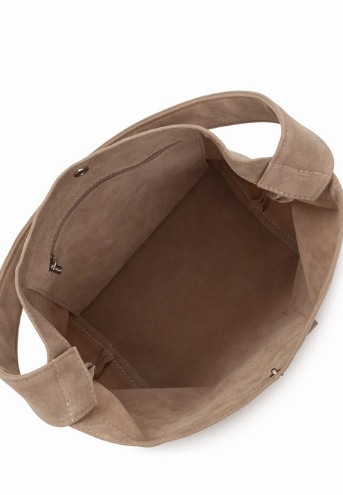 Sac a main Lancaster Suedine kba 518-060 BEIGE FONCE