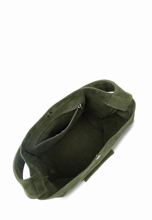 Sac a main Lancaster Suedine kba 518-060 KAKI