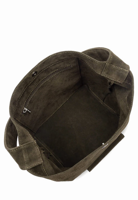Sac a main Lancaster Suedine kba 518-060 KAKIFONCE