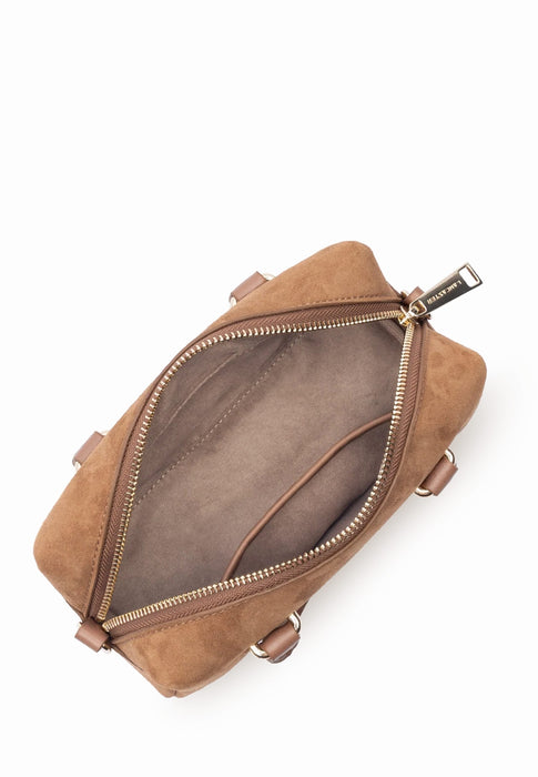 Sac a main Lancaster Suede cube 530-52 CAMEL