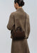 Sac a main Lancaster Suede cube 530-52 MARRON