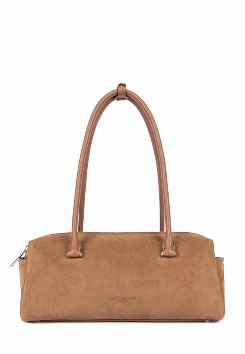 Sac a main Lancaster Suede cube 530-53 CAMEL