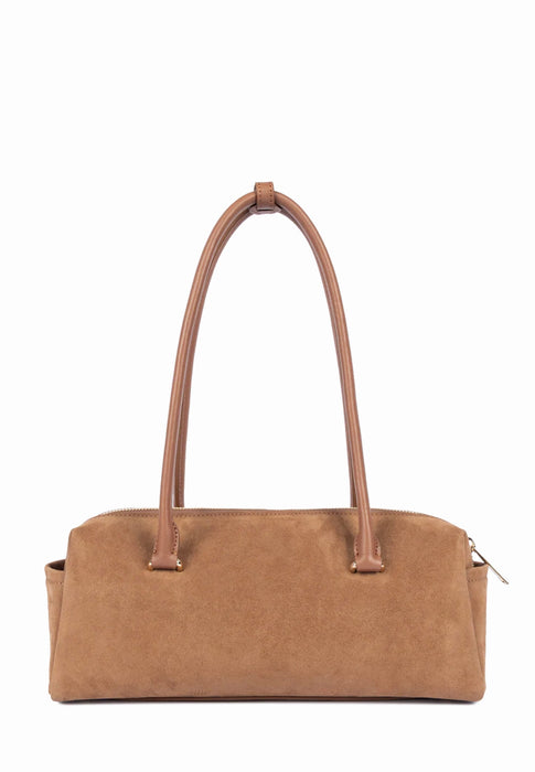 Sac a main Lancaster Suede cube 530-53 CAMEL