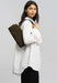 Sac a main Lancaster Suede cube 530-53 KAKI