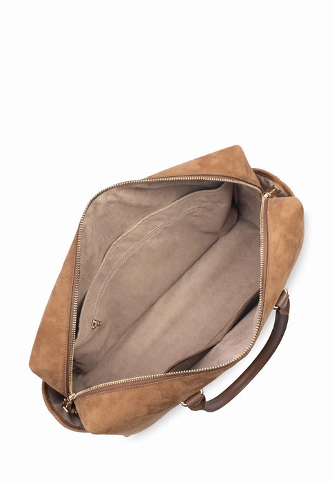 Sac a main Lancaster Suede cube 530-60 CAMEL