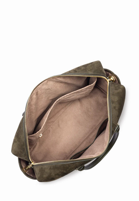 Sac a main Lancaster Suede cube 530-60 KAKI