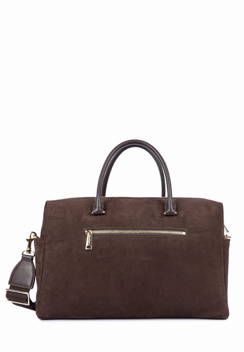 Sac a main Lancaster Suede cube 530-60 MARRON