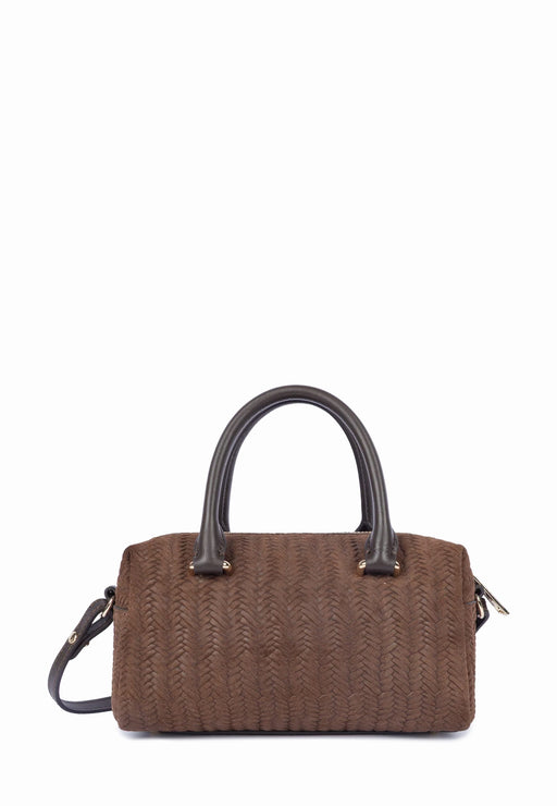 Sac a main Lancaster Tresse cube 530-67 MARRON