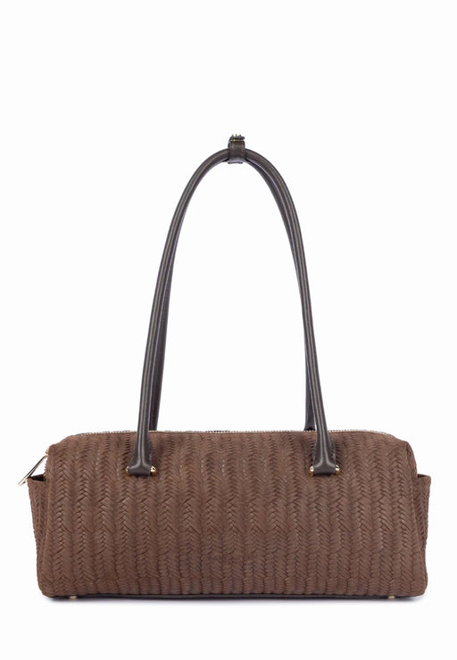 Sac a main Lancaster Tresse cube 530-68 MARRON