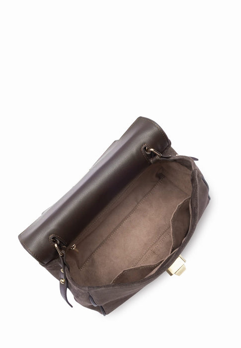 Sac a main Lancaster Suede grace 530-71 MARRON