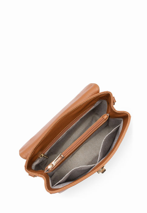 Sac a main Lancaster Foulonné milano 547-55 CARAMEL
