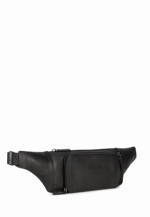 Sac banane Lancaster Soft vintage 320-11 NOIR