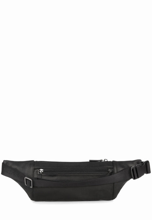 Sac banane Lancaster Soft vintage 320-11 NOIR
