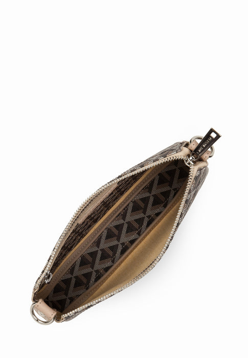 Sac bandouliere Lancaster Ikon 418-17 MARRON NUDE