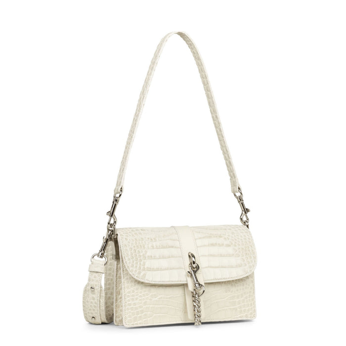 Sac bandouliere Lancaster Jodie 422-28 ECRU ARGENT