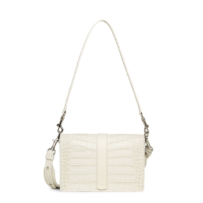 Sac bandouliere Lancaster Jodie 422-28 ECRU ARGENT