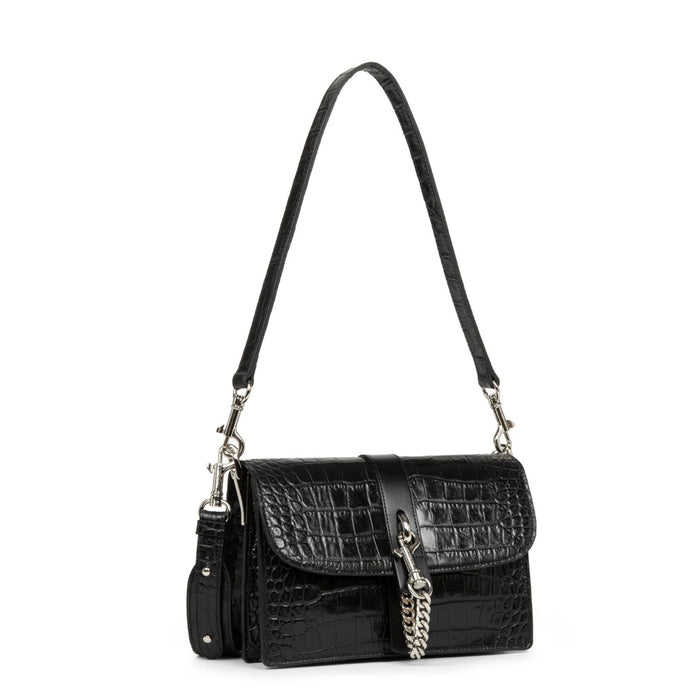 Sac bandouliere Lancaster Jodie 422-28 NOIR ARGENT
