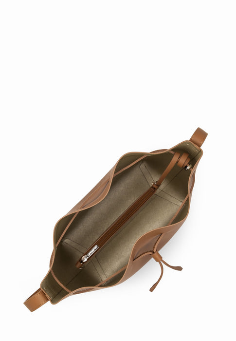 Sac bandouliere Lancaster Pur & element city 423-18 CAMEL IN CH
