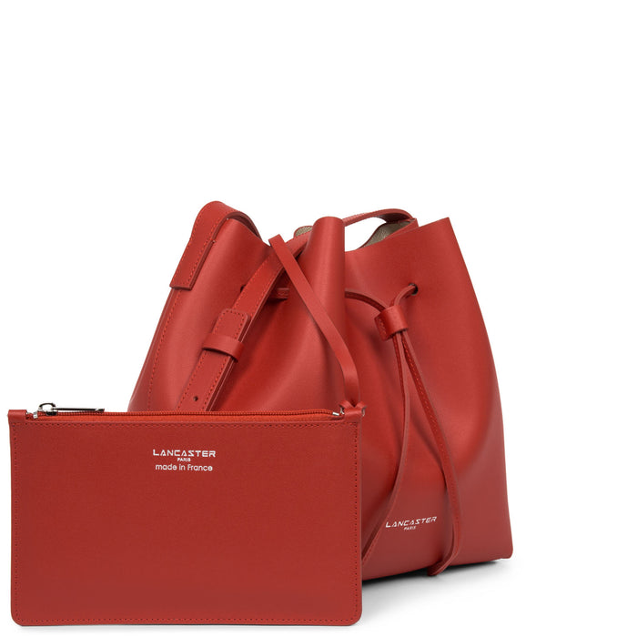 Sac bandouliere Lancaster Pur & element city 423-18 ROUGE IN CH