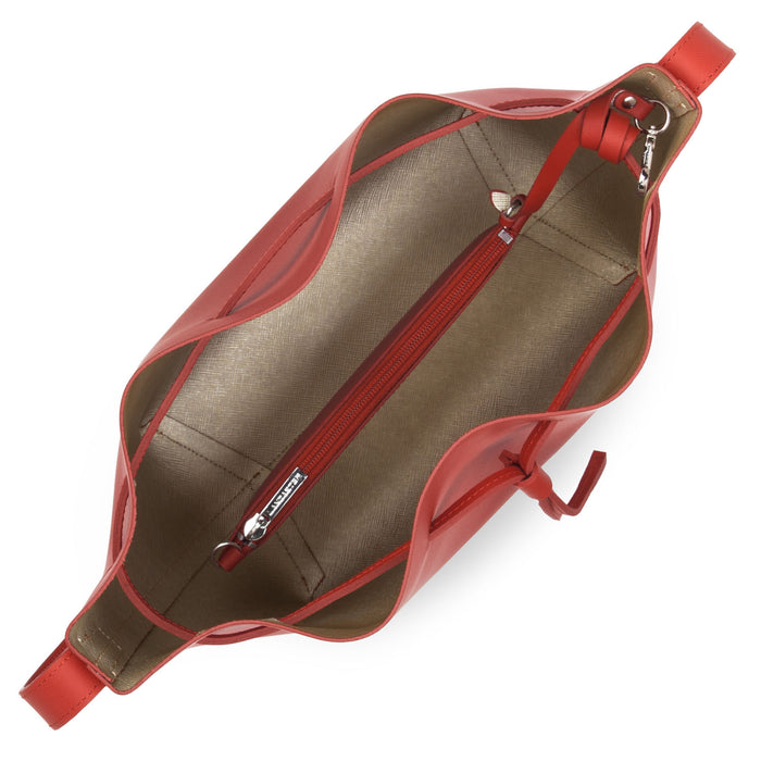 Sac bandouliere Lancaster Pur & element city 423-18 ROUGE IN CH