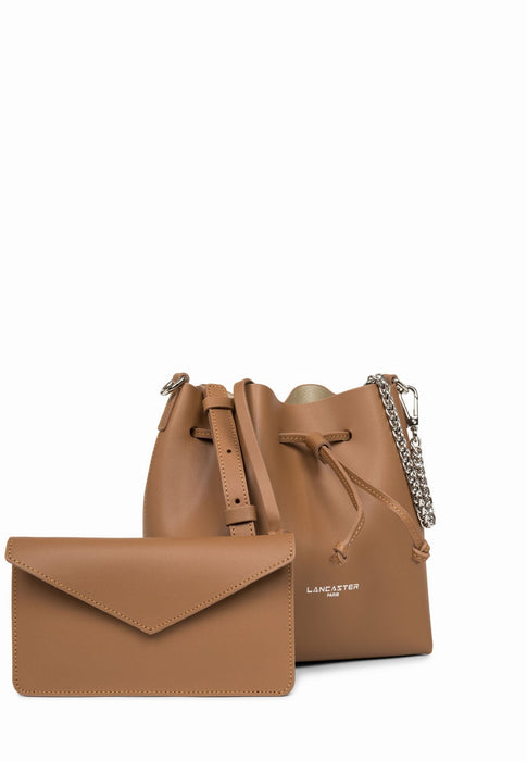 Sac bandouliere Lancaster Pur & element city 423-38 CAMEL IN CH