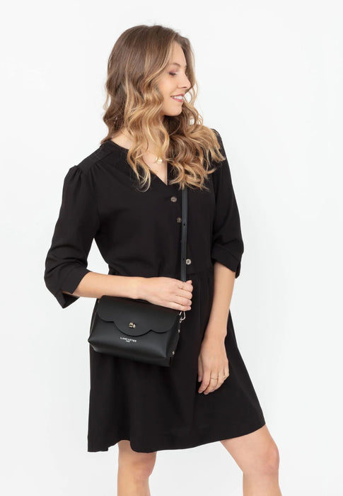 Sac bandouliere Lancaster Pur & element city 423-48 NOIR IN ROU