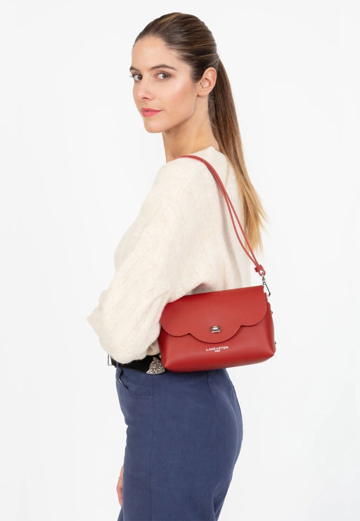 Lancaster Sac bandouliere Pur & element city ROUGE IN CH