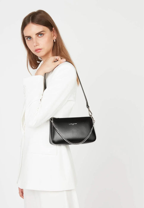 Sac bandouliere Lancaster Suave even 433-14 NOIR