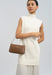 Sac bandouliere Lancaster Suave even 433-14 NOISETTE