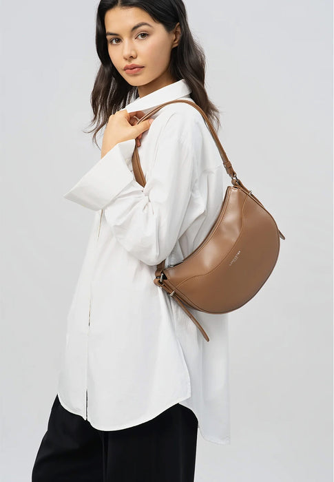 Sac bandouliere Lancaster Suave ace 433-28 NOISETTE