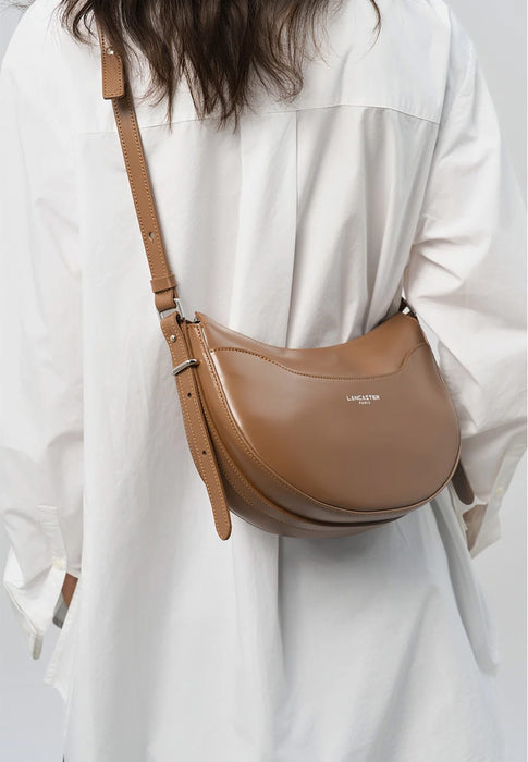 Sac bandouliere Lancaster Suave ace 433-28 NOISETTE