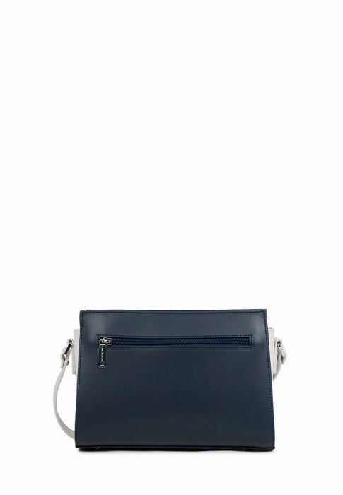 Sac bandouliere Lancaster Smooth 437-02 BLEUF ECRU