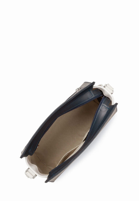 Sac bandouliere Lancaster Smooth 437-02 BLEUF ECRU