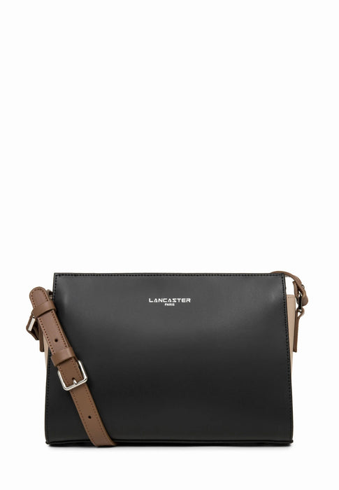 Sac bandouliere Lancaster Smooth 437-02 NOIR NUVI