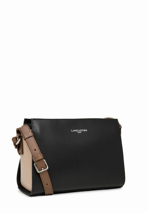 Sac bandouliere Lancaster Smooth 437-02 NOIR NUVI