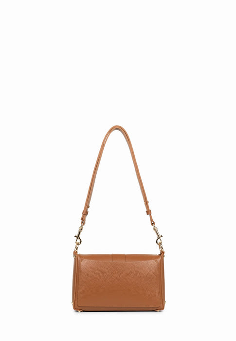 Sac bandouliere Lancaster Top double 470-53 CAMEL IN OR