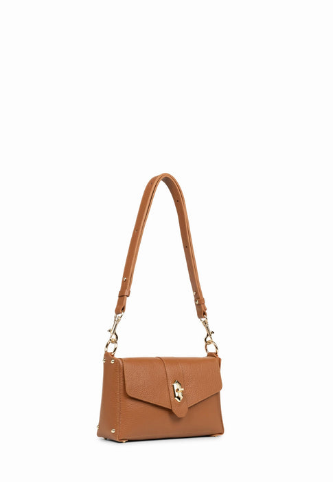 Lancaster Sac bandouliere Top double 470-53 Camel in or CAMEL IN OR