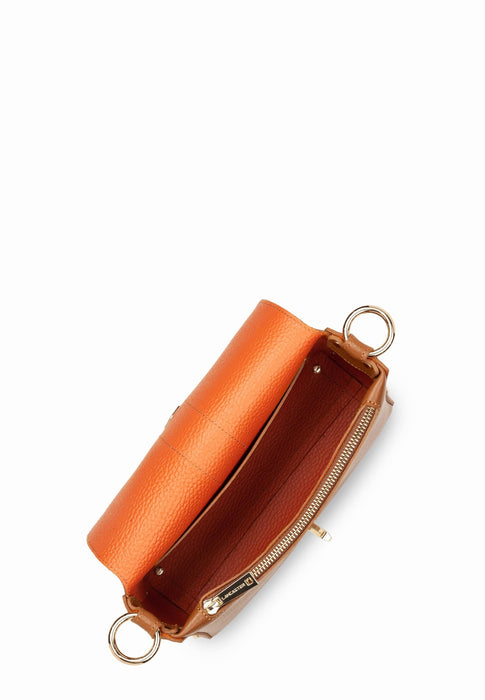 Lancaster Sac bandouliere Top double 470-53 Camel in or CAMEL IN OR