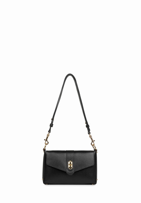 Sac bandouliere Lancaster Top double 470-53 NOIR IN NU